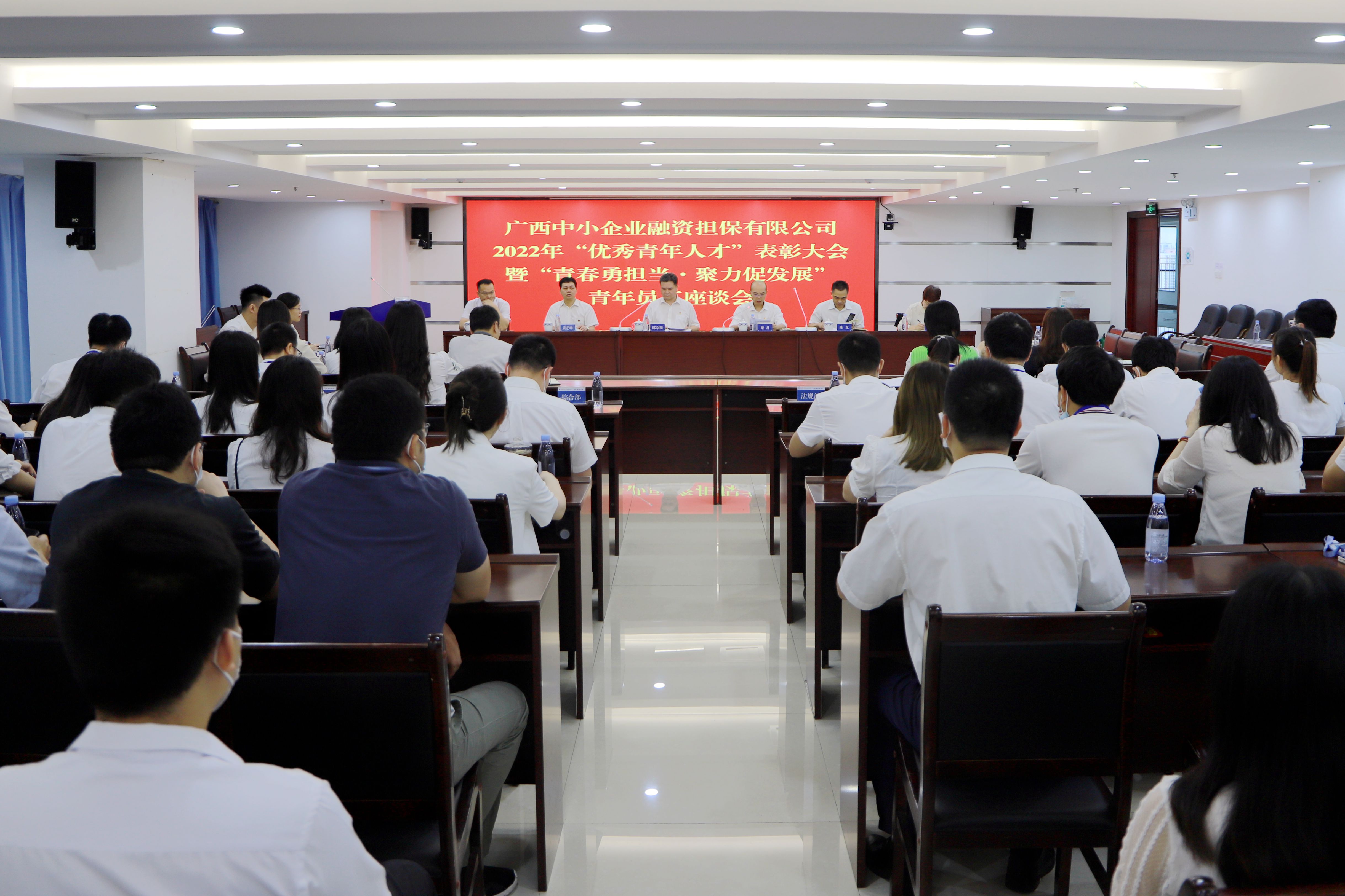 黨委書記講專題黨課，熱議建團百年有我！中小擔保召開“優(yōu)秀青年人才”表彰大會暨“青春勇?lián)?聚力促發(fā)展”青年員工座談會